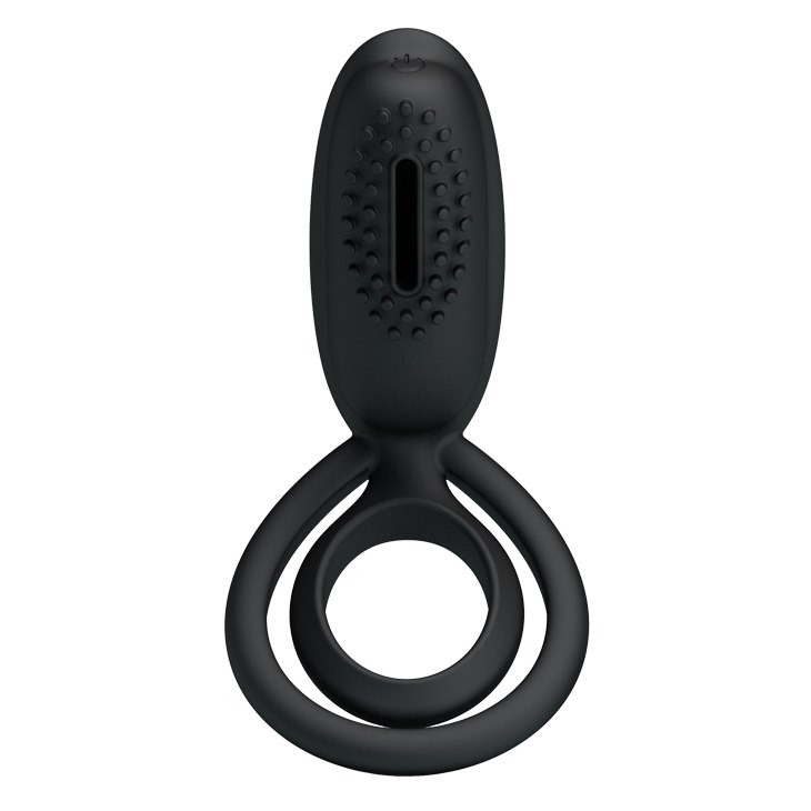 Pretty Love Esther – Vibrating Dual Cock & Ball Ring - Image 3