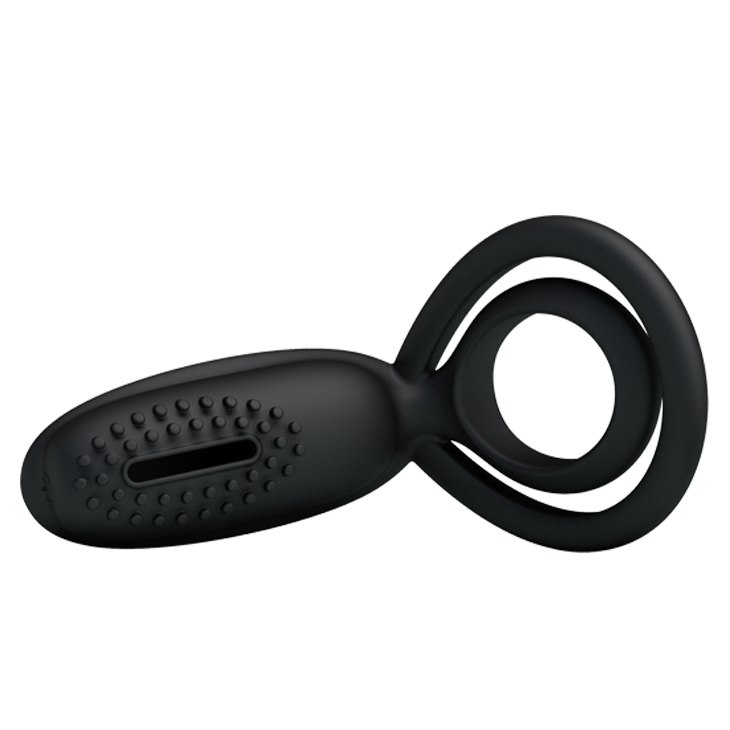 Pretty Love Esther – Vibrating Dual Cock & Ball Ring - Image 4