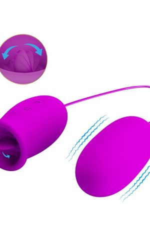 Dual Pleasure Stimulator – Vibrating Egg & Clitoral Licker