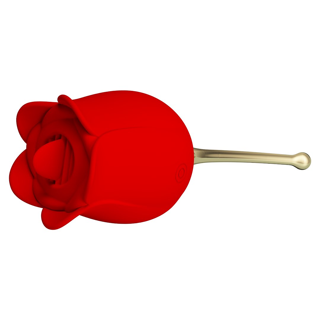 Rose Lover Licking Vibrator – Silky Silicone Flower - Image 6