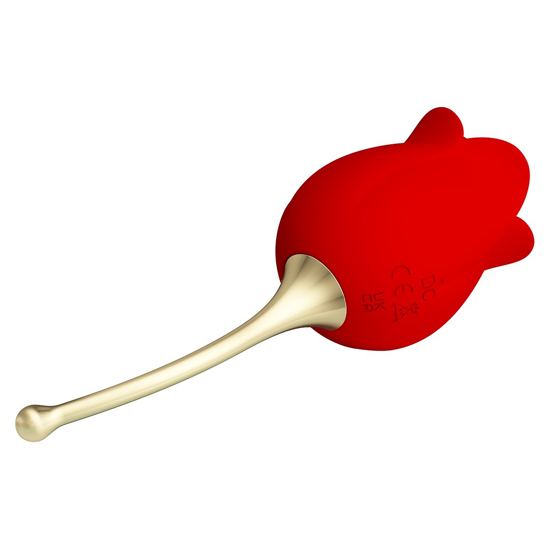 Rose Lover Licking Vibrator – Silky Silicone Flower - Image 5