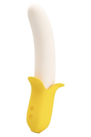 Banana Geek – Rechargeable Thrusting & Clitoral Vibrator