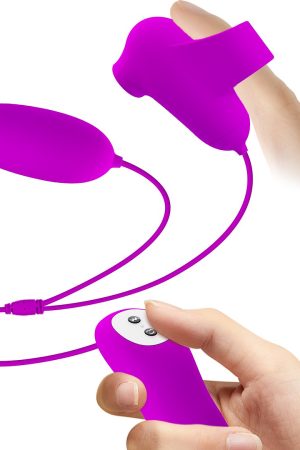 Pretty Love Violet – Dual Function Vibration & Tapping Stimulator