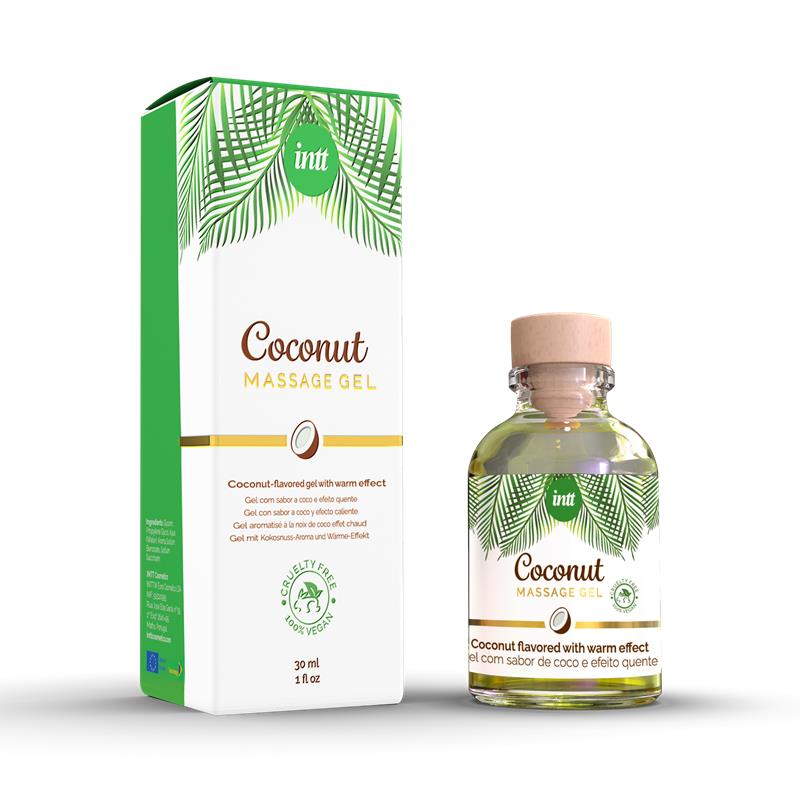 INTT Coconut Sensually Warming Massage Gel – Vegan 30ml