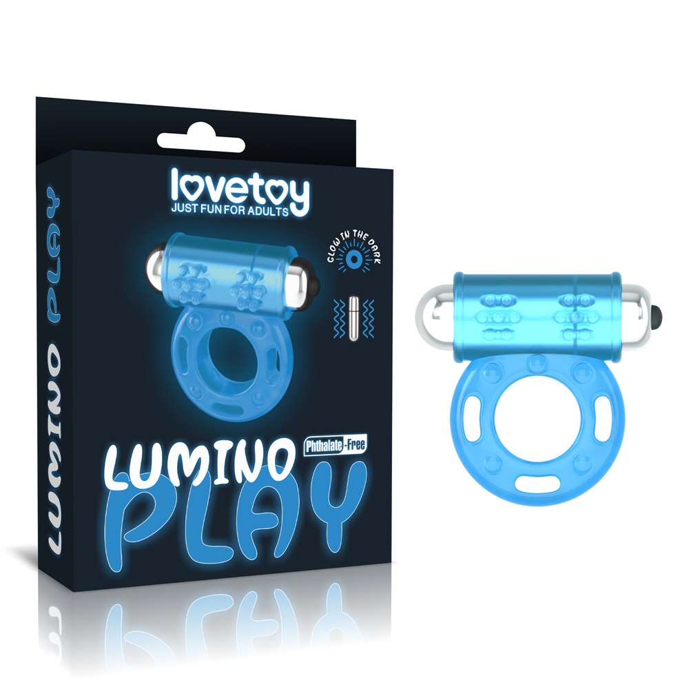 Lumino Play Blue Glow – Δαχτυλίδι Πέους που Φωσφορίζει - Image 2