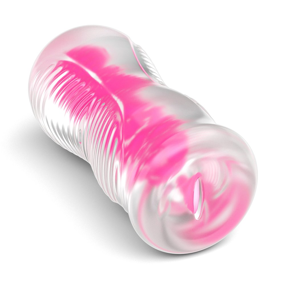 Lumino Play Masturbator – Pink Glow-in-the-Dark Stroker - Image 2