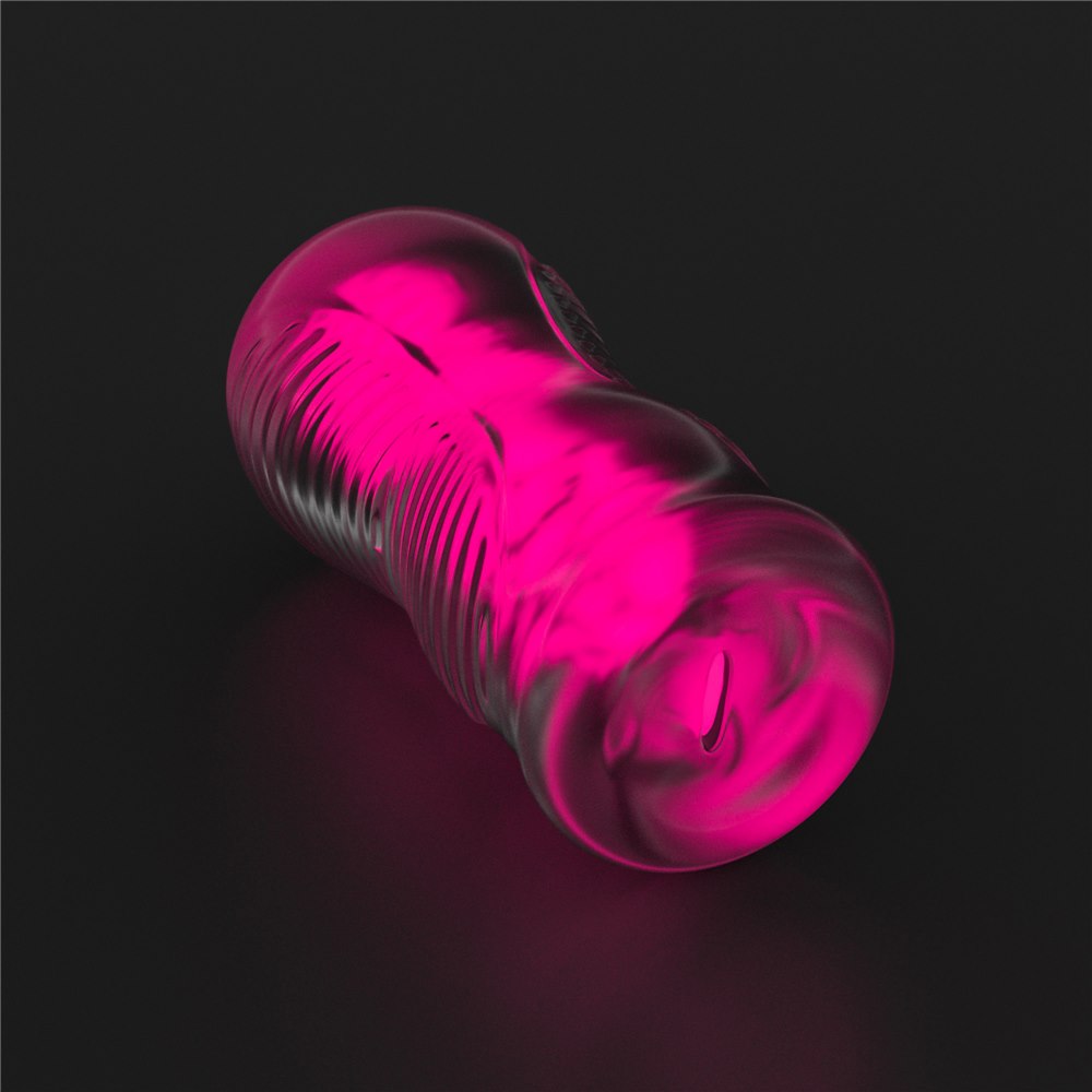 Lumino Play Masturbator – Pink Glow-in-the-Dark Stroker - Image 3