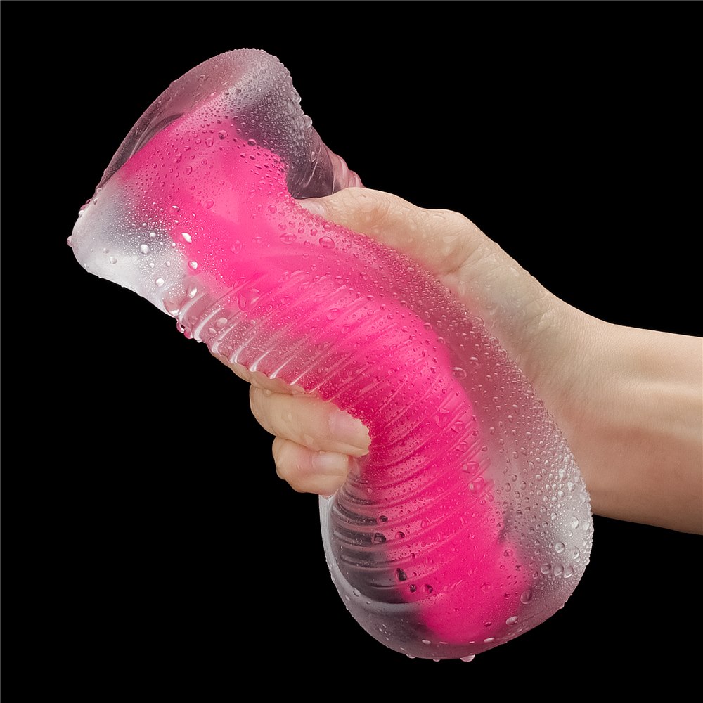 Lumino Play Masturbator – Pink Glow-in-the-Dark Stroker - Image 7