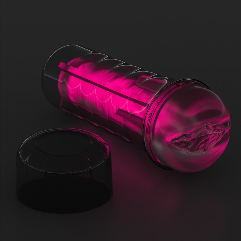Lumino Play Pink Glow – Luminous Sleeve Masturbator - Image 5