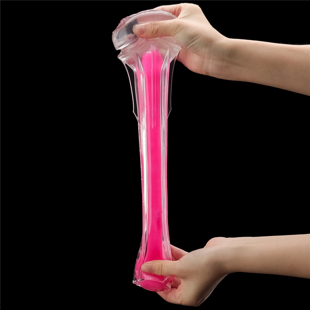 Lumino Play Pink Glow – Luminous Sleeve Masturbator - Image 2