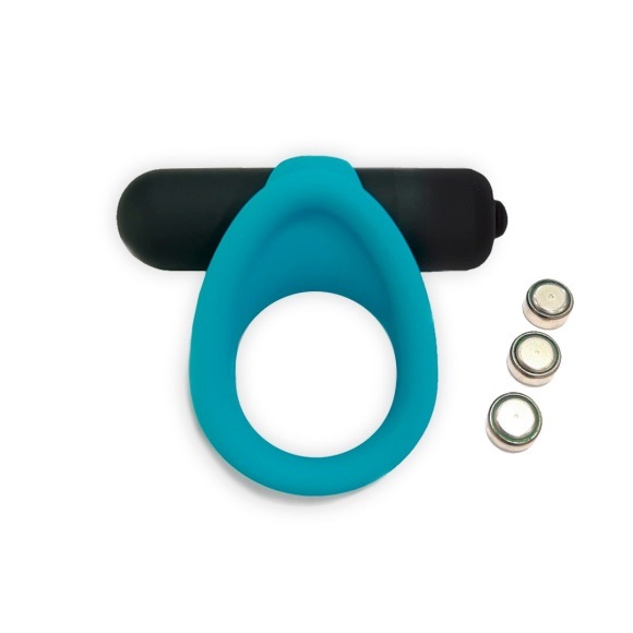 Blue Thread Ring – Vibrating Textured Erection Ring - Image 2