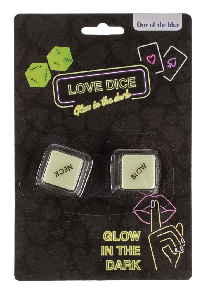 Ecstasy Dice – Glow in the Dark Sex Dice (2 Pieces) - Image 4