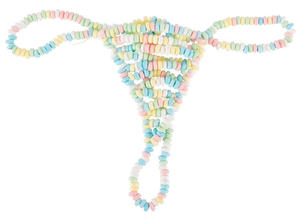 Award Winning Candy G-String – Fruit Flavored Edible Lingerie