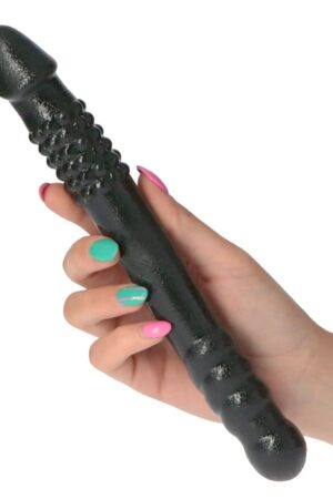 Perfect Double Dong – Black TPE Double Dildo
