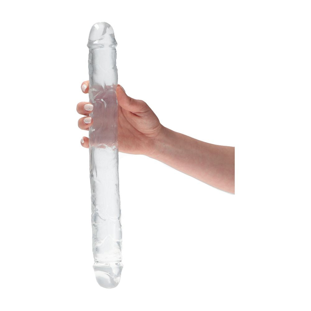 Realistic Double Dong 38cm – Clear - Image 2