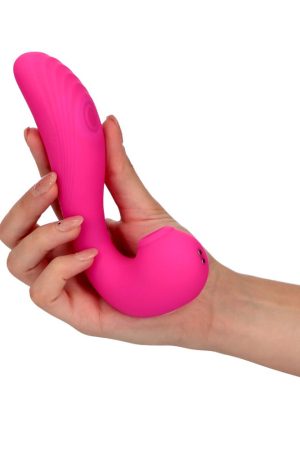 Orgasm Madness Dual Stimulation Vibrator – Pressure Waves & G-Spot Pink