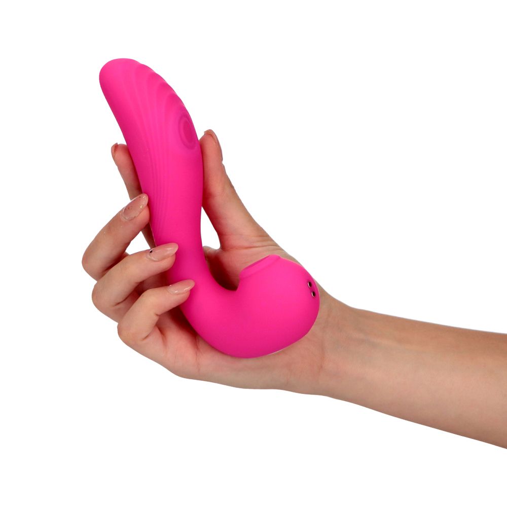 Orgasm Madness Dual Stimulation Vibrator – Pressure Waves & G-Spot Pink