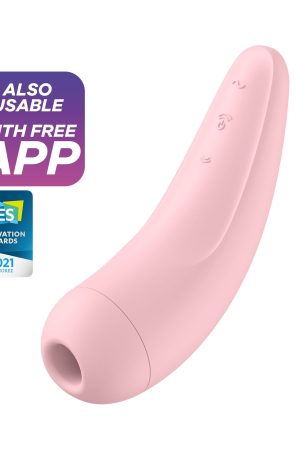 Satisfyer App-Enabled Clitoral & Vaginal Stimulator – Pink 14cm