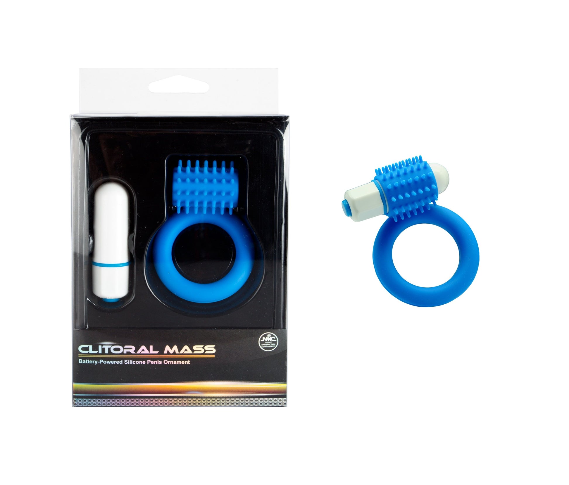 Clitoral Mass Single – Elastic Cock Ring with Vibrating Bullet