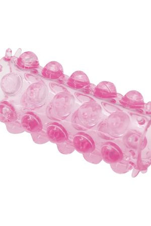 Stretchy Mini Penis Sleeve & Ring – Pink