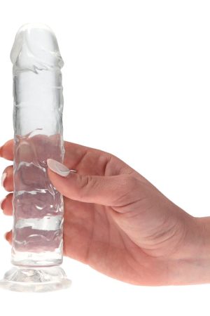 Realistic Clear Dildo with Suction Cup – 16.5cm