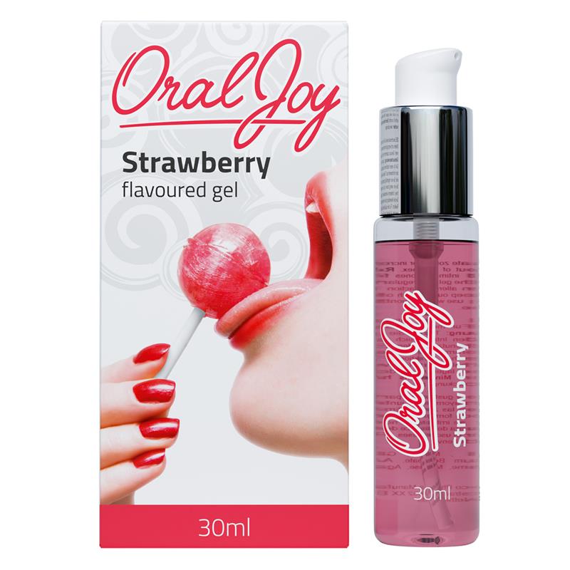 Oral Joy Strawberry – Αρωματικό Gel για Στοματικό Σεξ (30ml)
