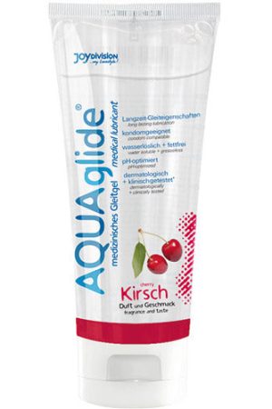 Aquaglide Cherry – Cherry Flavored Water-Based Lubricant 100ml