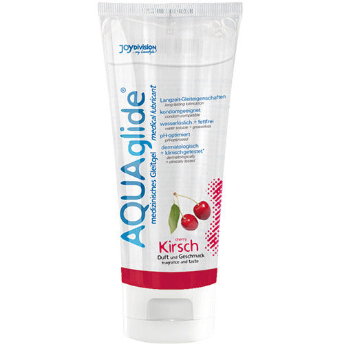 Aquaglide Cherry – Cherry Flavored Water-Based Lubricant 100ml