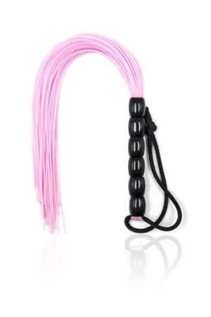 Fetish Art Several Faux Leather Flogger – Pink