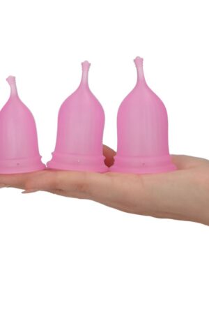 Menstrual Cup Set – Reusable Medical Silicone Cups (3 Sizes)