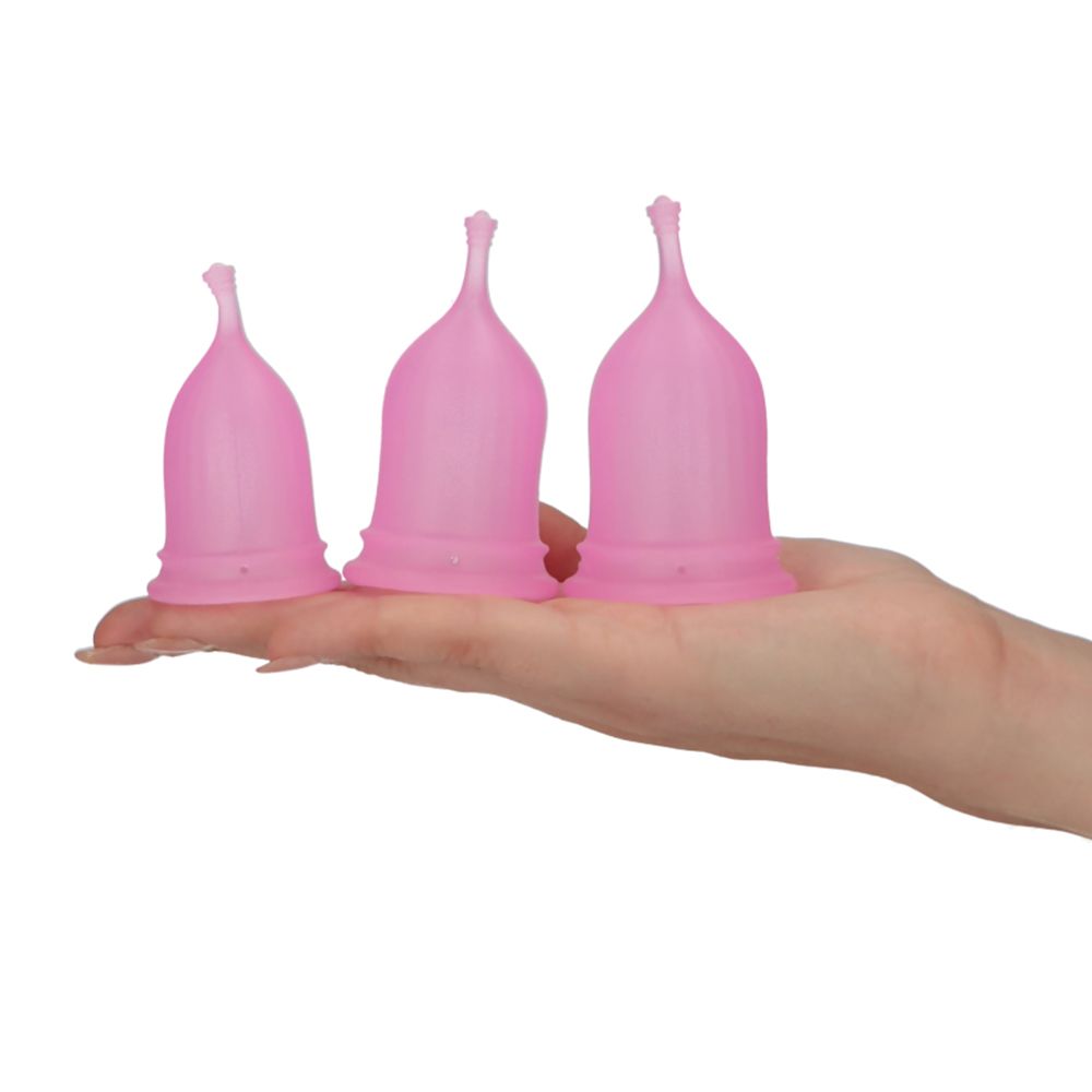 Menstrual Cup Set – Reusable Medical Silicone Cups (3 Sizes)