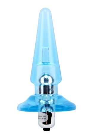 Nicole Vibra Plug Blue – Ανατομικό Anal Plug με Δόνηση