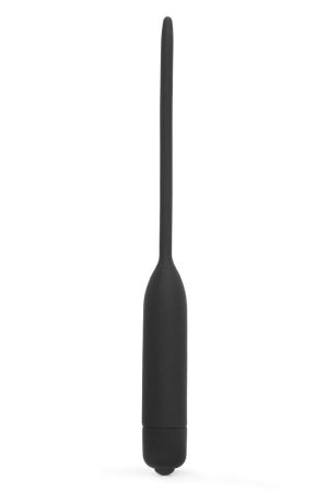 Vibrating Urethral Dilator – 10-Speed Silicone Urethral Sound with Prostate Stimulation