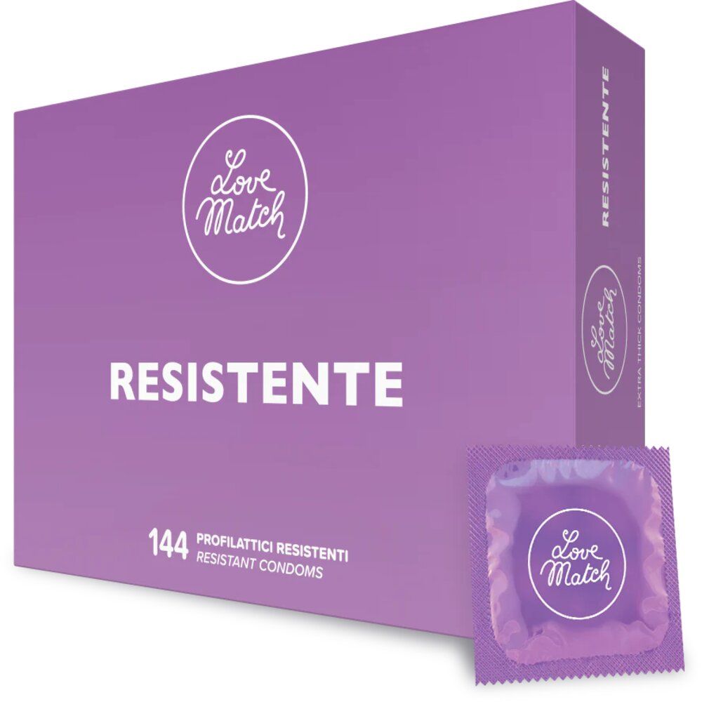 Love Match Resistente – Ανθεκτικά Προφυλακτικά (144 Τεμάχια)