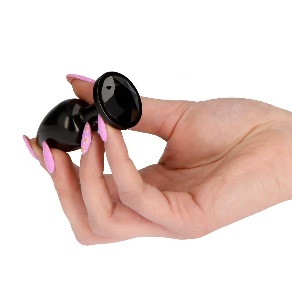 Toyz4Lovers Dark Secret – Metal Jewel Anal Plug 7cm