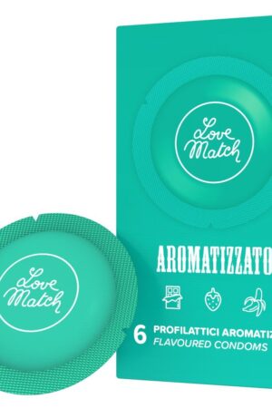 Love Match Aromatised – Flavored Condoms for Enhanced Sensation 6pcs