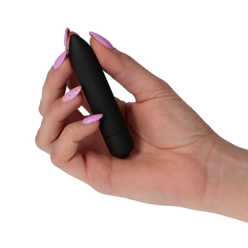 Toyz4Lovers Bullet Love Black – Powerful Soft Touch Vibrating Bullet