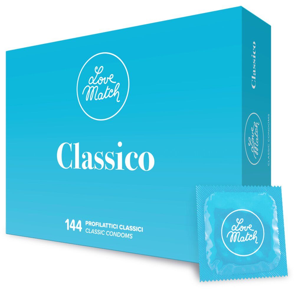 Love Match Classico – Ανθεκτικά Προφυλακτικά σε Συσκευασία 144 Τεμαχίων