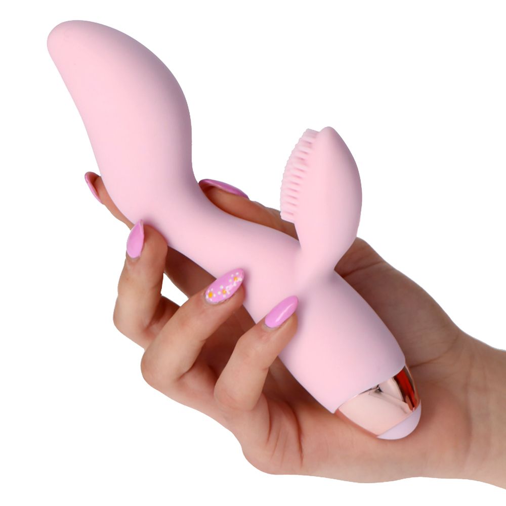 Toyz4Lovers Elegance Fork Wave – Rechargeable Wavy Rabbit Vibrator 19cm