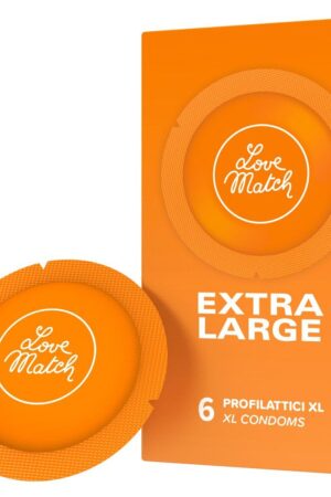 Love Match Extra Large Condoms – 6 pcs