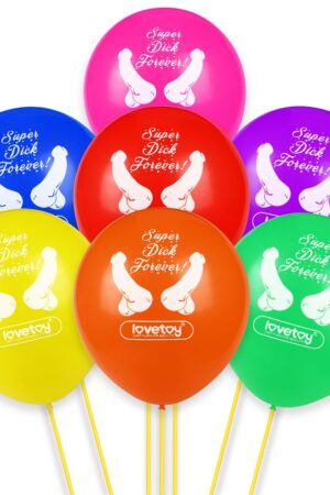 Super Dick Balloons – Fun Bachelorette Party Balloons 7pcs