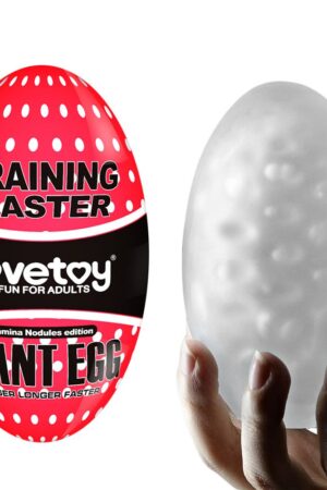Stamina Nodules – Textured Masturbator & Lotion (Red)