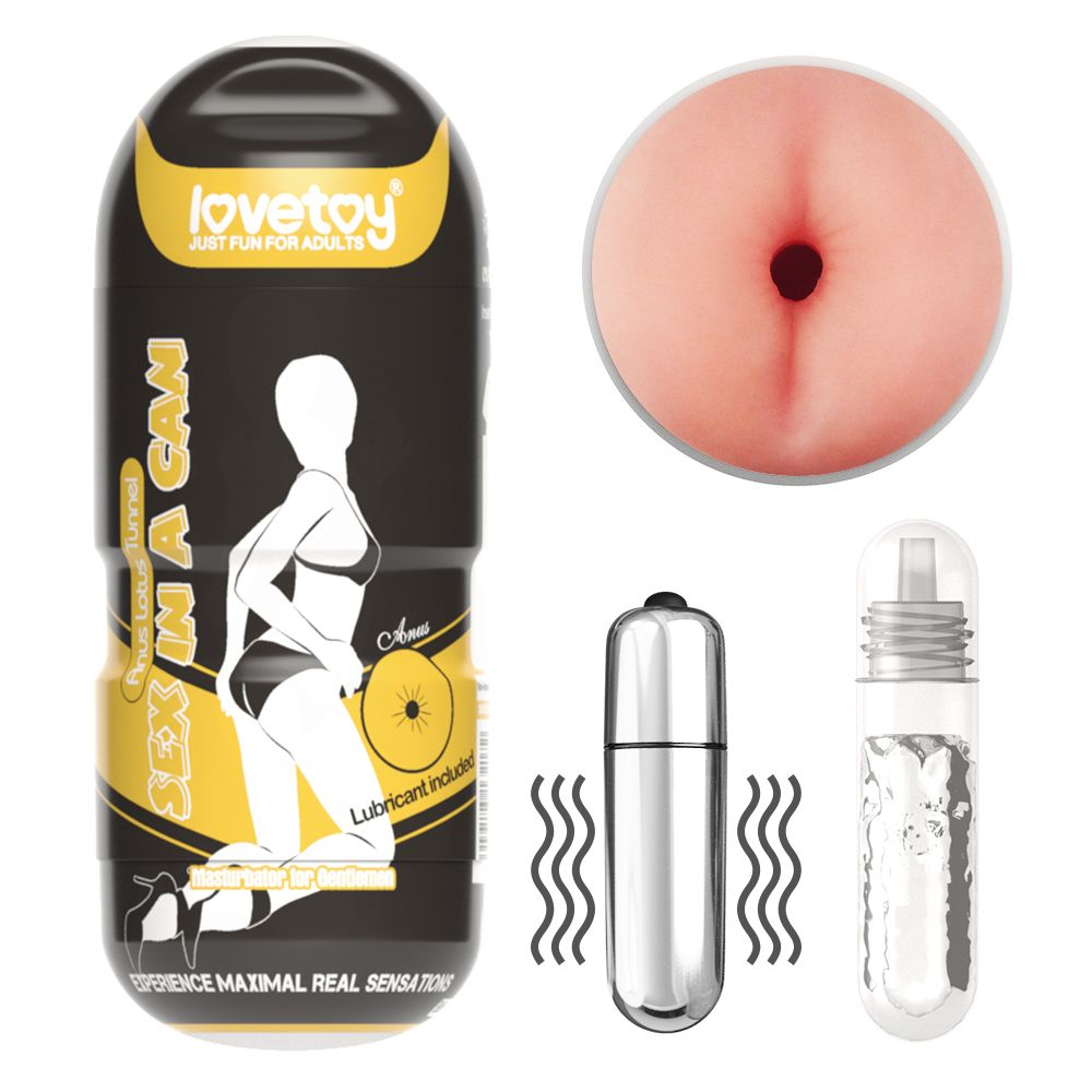 Realistic Anal Masturbator with Vibration & Suction