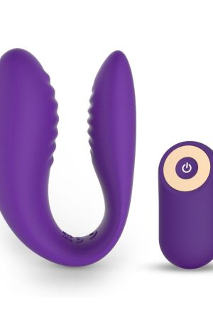 Love Nest Purple – Rechargeable Remote Control Couples' Vibrator