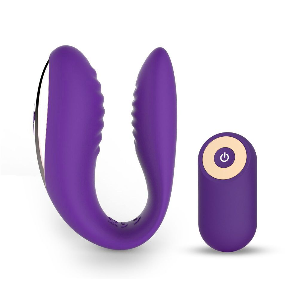Love Nest Purple – Rechargeable Remote Control Couples' Vibrator
