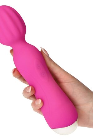 Vagi Wand Rechargeable Massager by Toyz4Lovers – Pink 22cm