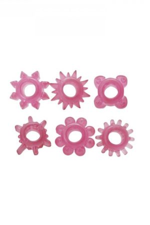 Magic Flexible Rings – Set of 6 Stretchy TPE Cock Rings
