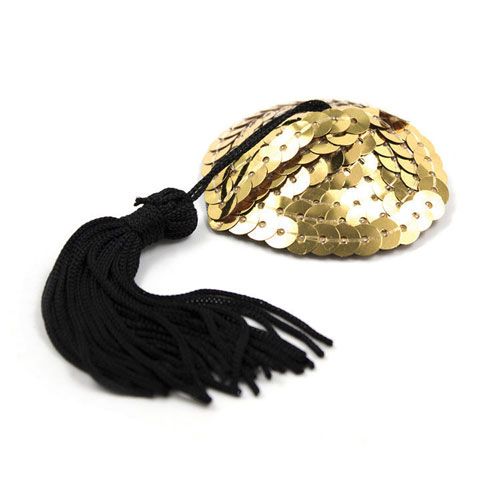 Toyz4Lovers Fetish Art – Sparkling Heart-Shaped Nipple Tassels 5.5cm - Image 2