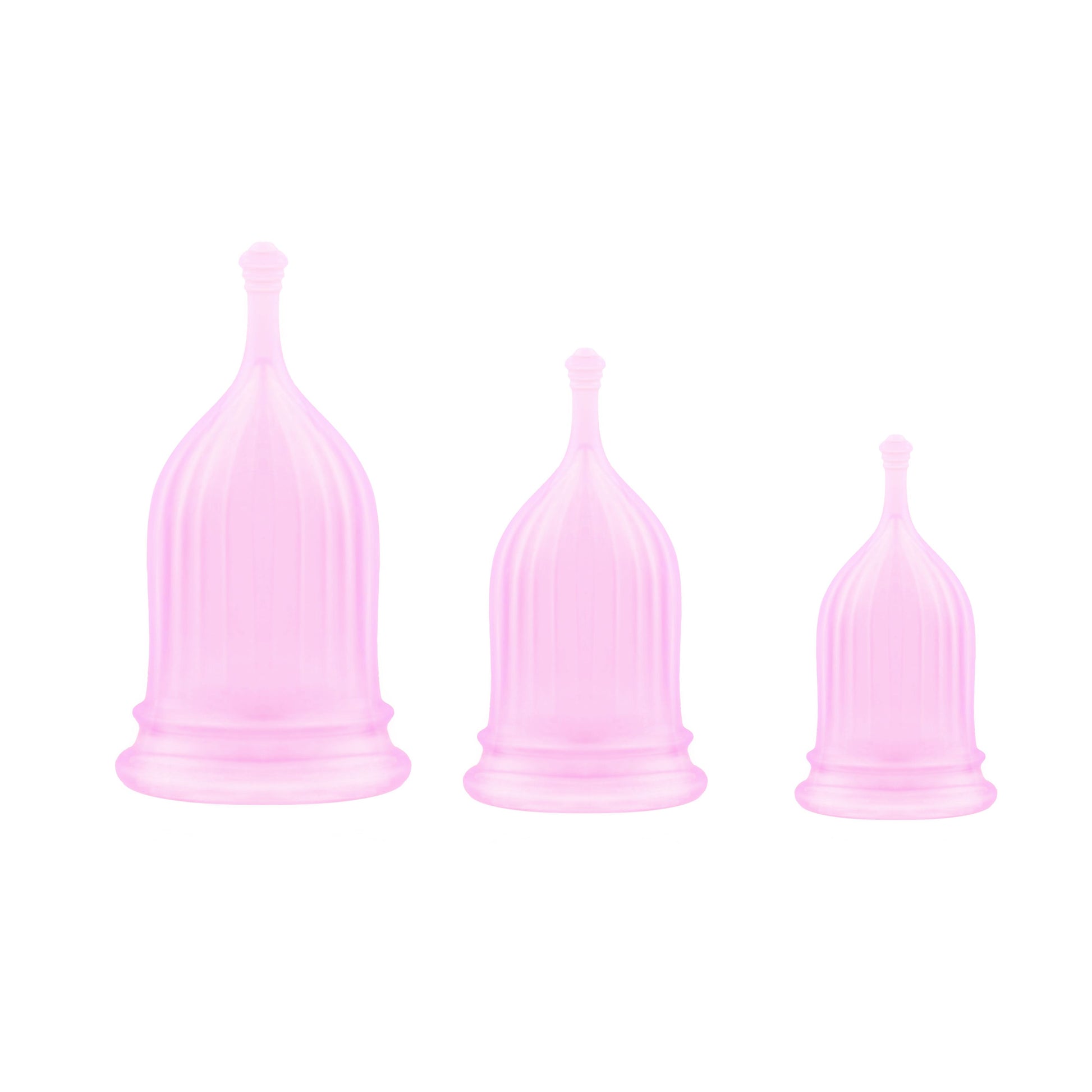 Menstrual Cup Set – Reusable Medical Silicone Cups (3 Sizes) - Image 2