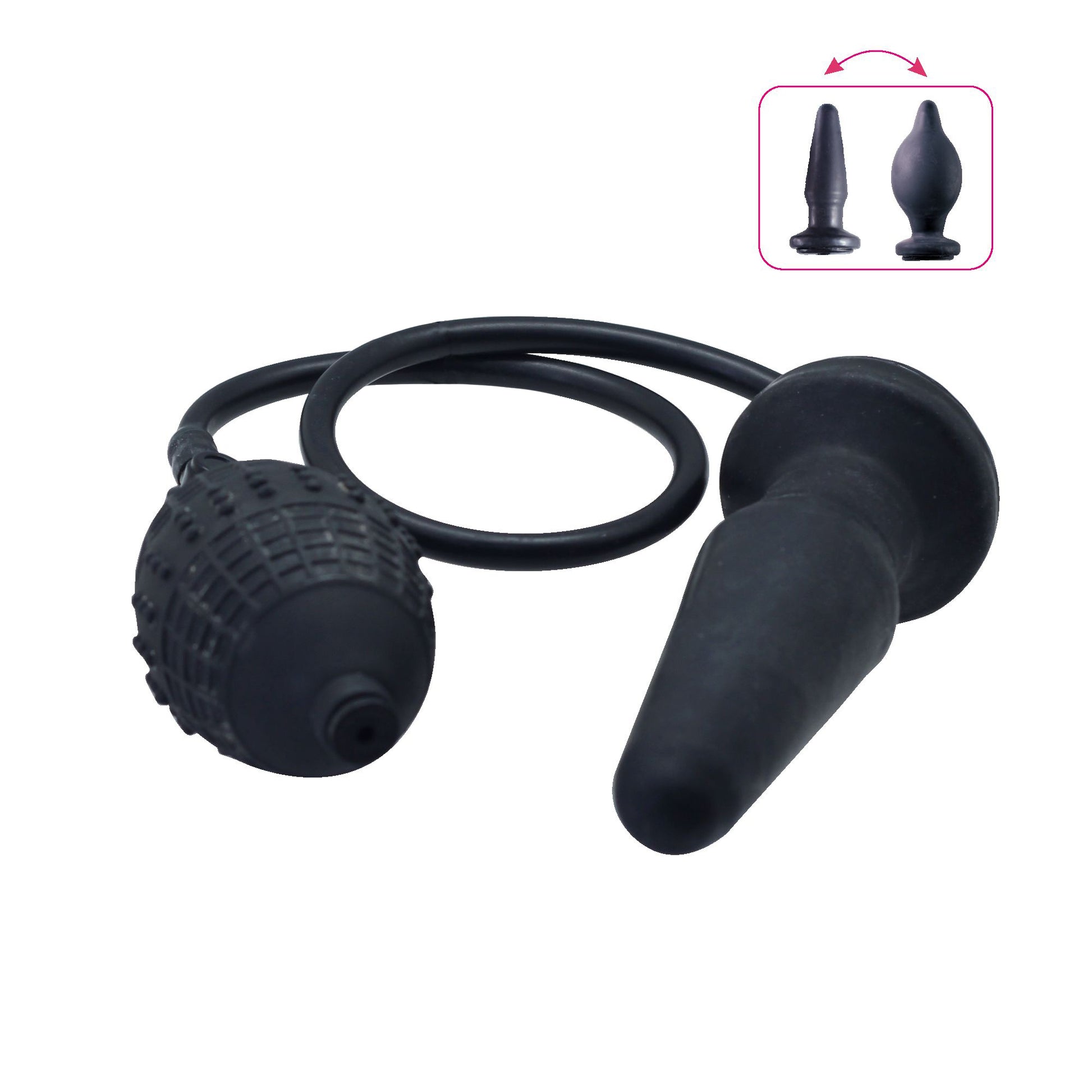 Toyz4Lovers Timeless Inflaplug M – Inflatable Anal Dildo with Hand Pump - Image 2